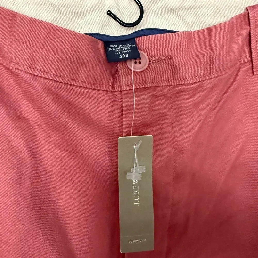 J. Crew Men's Red Clay Broken In Short Size 40